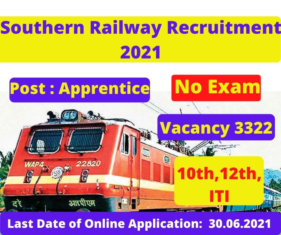 Southren Railway Recruitment 2021